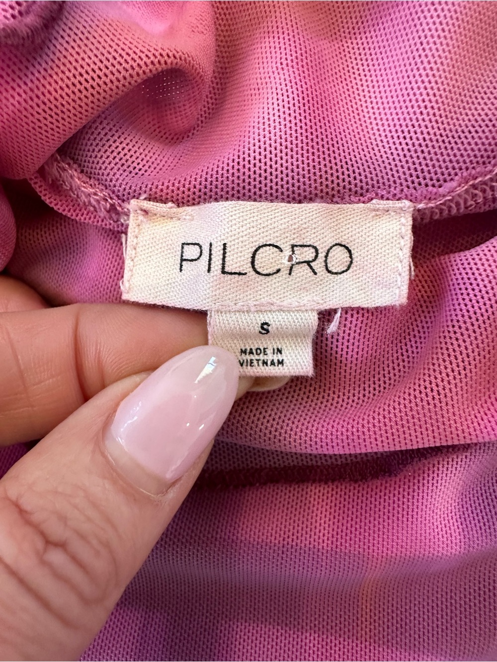 Anthropologie Pilcro Mesh Plaid Turtleneck Top - Picture 11 of 11